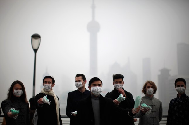 Contaminación en Shanghai