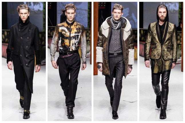 DAY 4 MILANO MODA UOMO FW2014 ROBERTO CAVALLI IQGV