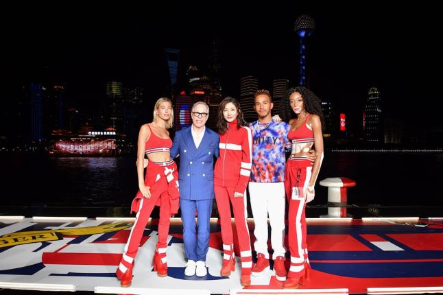 Hailey-Posed-Tommy-Hilfiger-Maggie-Jiang-Lewis-Hamilton-Winnie-Harlow